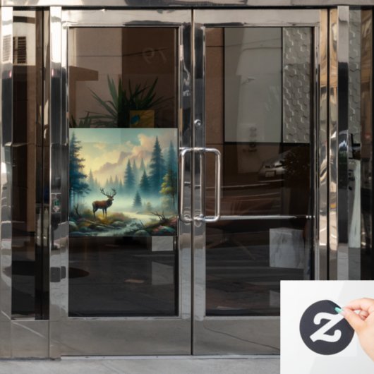 Verkleidung der Ölfarbe Fensteraufkleber (Büro Tür)