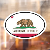 Verkleidung des Staatsfensters der Republik Oval Fensteraufkleber (Blatt 2)