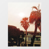 Verkleidung tropischer Fenster Fensteraufkleber (Blatt)