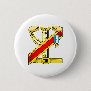 Verkleidung von Prinz Charming Lustiges Halloween- Button