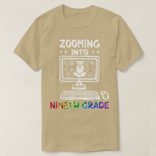 Verkleinerung auf 9. Klasse zurück zur Schule 2020 T-Shirt (Design vorne)