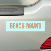 Verklemmter Autoaufkleber des Strandes (Auf Auto)