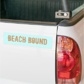 Verklemmter Autoaufkleber des Strandes (Auf Lkw)