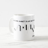 verklemmter Markt der Strecke ist Spaß Kaffeetasse (Vorderseite Links)