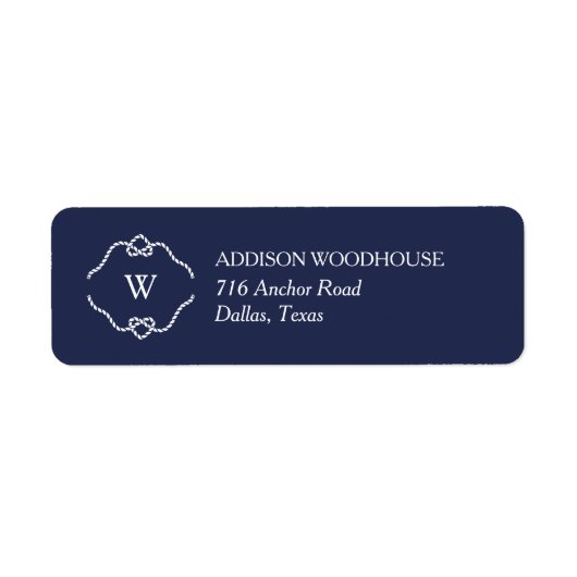 Verknotetes Monogramm (Vorne)