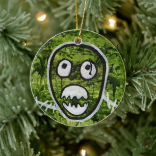 Verkommener Pete Schädel Eigenwillige Monster Kuns Keramikornament