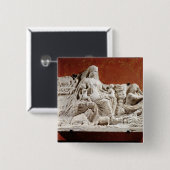 Verkörperung der Erdmutter, allegorisches r Button (Vorne & Hinten)