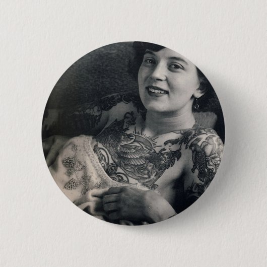Verkörperung der Tattooid Lady Button (Vorderseite)
