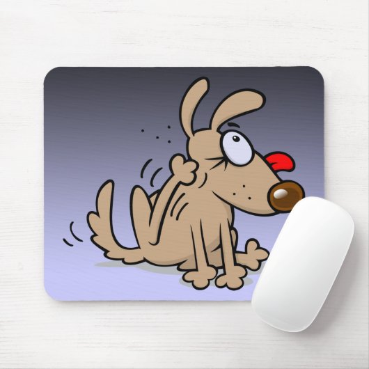Verkratzen des Hundes Mousepad (Mit Mouse)