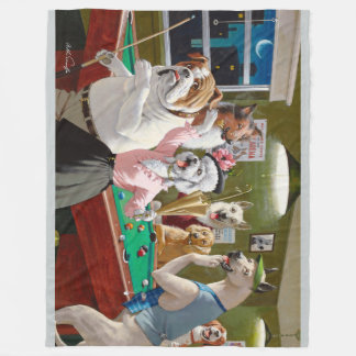 Verkratzt an der Dämmerung Fleecedecke