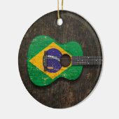Verkratzte und getragene brasilianische keramik ornament (Links)