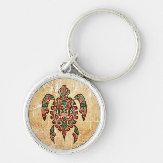 Verkratzte und getragene schlüsselanhänger (Vorne)