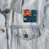 Verkratzte und getragene Vintage australische Button (Beispiel)