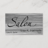 Verkratzter Salon Visitenkarte (Vorderseite)
