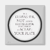 Verkrempeln Sie die Platte (Geschirrspüler) (Silbe Magnet (Vorne)