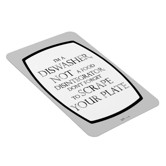 Verkrempeln Sie die Platte (Geschirrspüler) (Silbe Magnet (Rechte Seite)