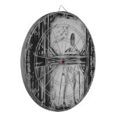 verkrüppelter Mann Dartscheibe (Vorderseite Links)