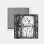 verkrüppelter Mann Magnet (Vorderseite/Rückseite)