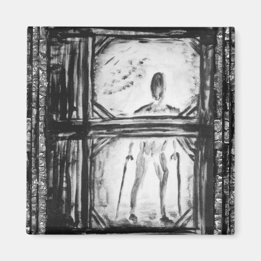 verkrüppelter Mann Magnet (Vorne)