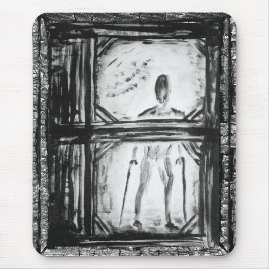 verkrüppelter Mann Mousepad (Vorne)