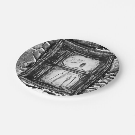 verkrüppelter Mann Pappteller (Schrägansicht)