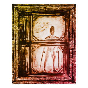 verkrüppelter Mann Poster