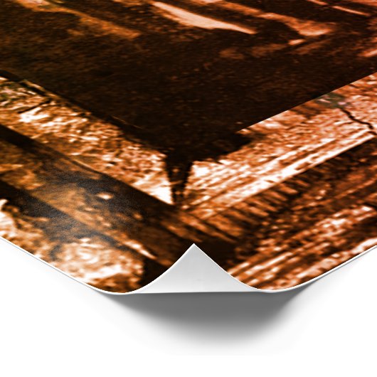 verkrüppelter Mann Poster (Ecke)