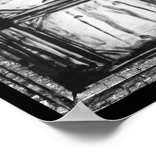 verkrüppelter Mann Poster (Ecke)