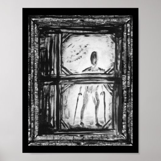 verkrüppelter Mann Poster (Vorne)