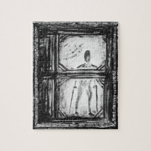 verkrüppelter Mann Puzzle