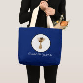 Verkrustete Palmen-Yacht-Verein-große Tasche (Vorderseite (Produkt))