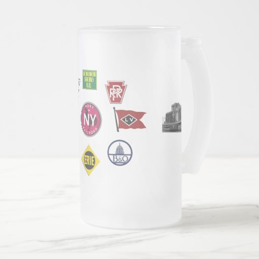 Verkünder des Ponys Mattglas Bierglas (VorderseiteRechts)