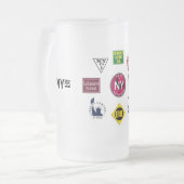 Verkünder des Ponys Mattglas Bierglas (Vorderseite Links)