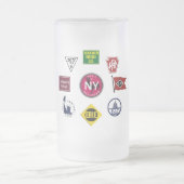 Verkünder des Ponys Mattglas Bierglas (Mittel)