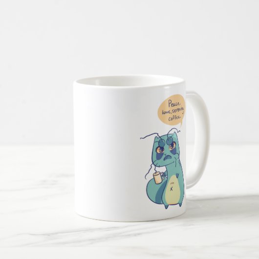 VERKÜNDER Kaffee-Tasse Kaffeetasse (VorderseiteRechts)