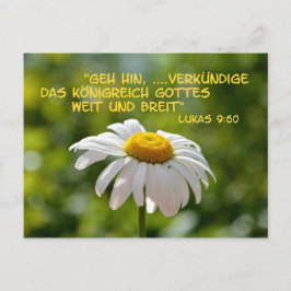 Verkündige... Postkarte