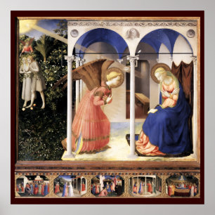 VERKÜNDIGUNG von Fra Angelico Poster