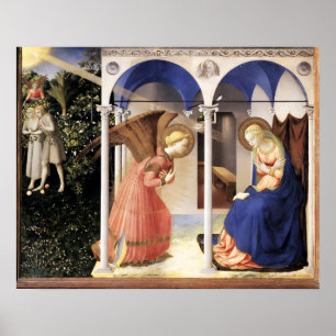 VERKÜNDIGUNG von Fra Beato Angelico Poster