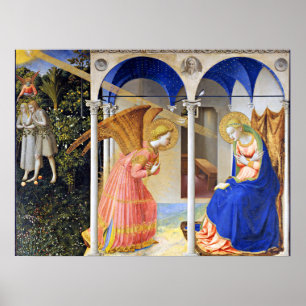 VERKÜNDIGUNG von Fra Beato Angelico Poster