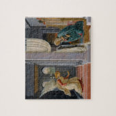 Verkündigung von Sandro Botticelli Puzzle (Vertikal)