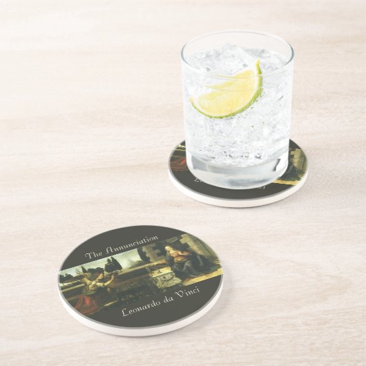 Verkündung des Herrn durch Leonardo da Vinci Getränkeuntersetzer (Seite)