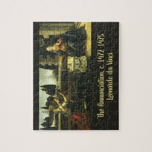 Verkündung des Herrn durch Leonardo da Vinci Puzzle (Vertikal)
