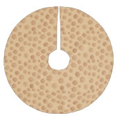 Verkupfern Sie 3 d-Schneeflocken auf einem Polyester Weihnachtsbaumdecke (Vorderseite)