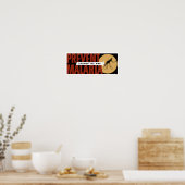 Verkürzung des Krieges — Malaria verhindern Poster (Küche)