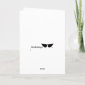 "Verlangen-Schokoladenkuchen-" Gruß-Karte Karte (Rückseite)