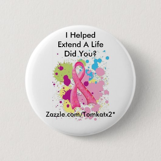 Verlängern Sie einen Leben-Knopf Button (Vorderseite)