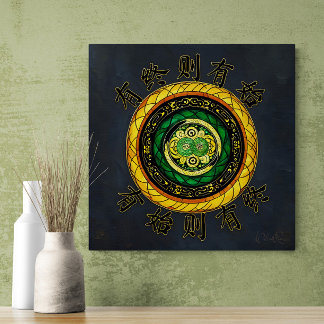 Verlängerung: {20} Wo das Ende ist, beginnt der An Leinwanddruck