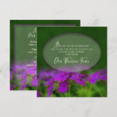 Verlängerung der Ehestimmen Einladung Oval Beilage (Vorne/Hinten)