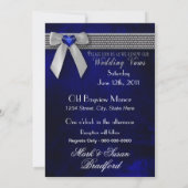 Verlängerung der Einladungen für Hochzeiten Cobolt (Rückseite)