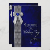 Verlängerung der Einladungen für Hochzeiten Cobolt (Vorne/Hinten)